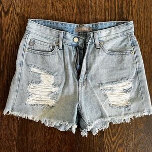 Just USA distressed shorts. Size Medium.